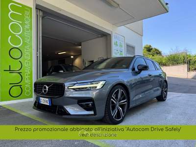 Volvo V60 b4 R-Design Hybrid GARANZIA 24 MESI Grigio usata Riccione