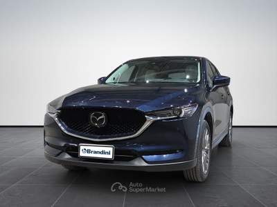 Mazda CX-5  2.2 exclusive leather pack white 2wd 150cv my21 Blu/Azzurro usata Firenze