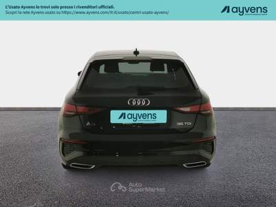 Audi A3 SPB 35 TDI S tronic S line edition Nero usata Crema