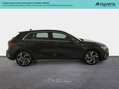 Audi A3 SPB 35 TDI S tronic S line edition Nero usata Crema