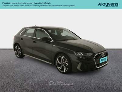 Audi A3 SPB 35 TDI S tronic S line edition Nero usata Crema