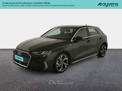 Audi A3 SPB 35 TDI S tronic S line edition Nero usata Crema