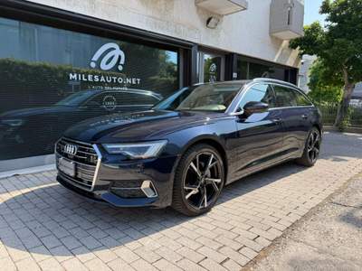 Audi A6 Avant 40 TDI Stronic Sport 20" Matrix 360° Blu/Azzurro usata Rubano
