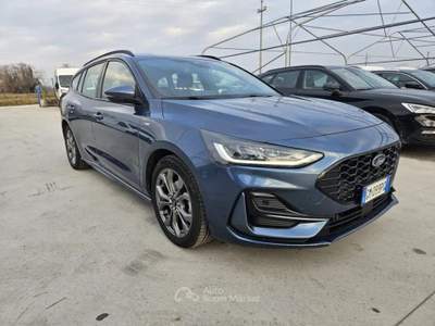Ford Focus SW 1.0 125cv ST-Line Design Automatica - GM099PG Blu/Azzurro usata Basiliano