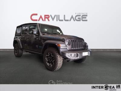 Jeep Wrangler Wrangler plug-in hybrid my23 rubicon 2.0 4xe phev 380cv at8 Grigio usata Sesto Fiorentino