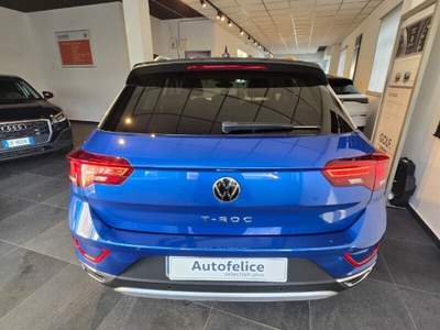 Volkswagen T-Roc T-Roc 1.0 TSI Style Blu/Azzurro usata POZZUOLI