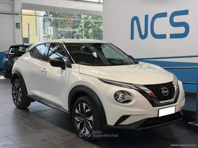 Nissan Juke Juke 1.0 DIG-T 114 CV Acenta NEOPATENTATI Bianco usata Milano