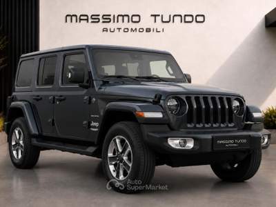 Jeep Wrangler Unlimited 2.2 Mjt II Sahara Grigio usata Casarano