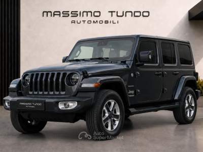Jeep Wrangler Unlimited 2.2 Mjt II Sahara Grigio usata Casarano
