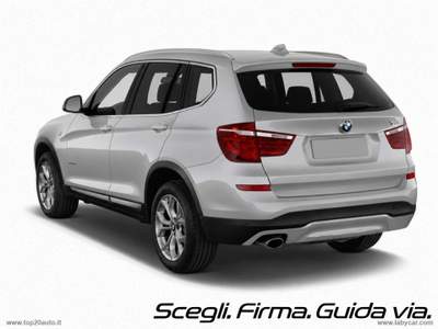 BMW X3 X3 xDrive20d|PELLE TOTALE|8 GOMME Argento usata Civita Castellana