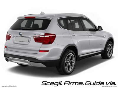 BMW X3 X3 xDrive20d|PELLE TOTALE|8 GOMME Argento usata Civita Castellana