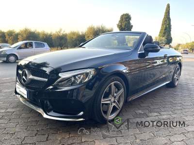 Mercedes-Benz Classe C Cabrio Premium AMG 9G-Tronic Nero usata San Giorgio del Sannio