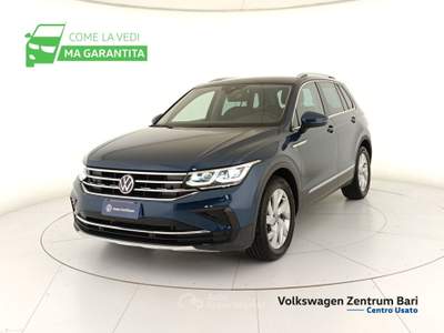 Volkswagen Tiguan 2.0 tdi elegance 150cv dsg Blu/Azzurro usata Bari
