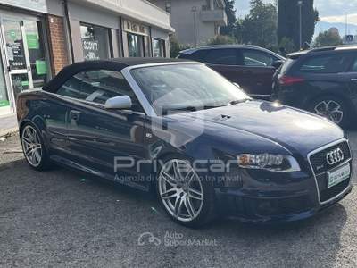 Audi RS 4 AUDI RS 4 Cabriolet 4.2 V8 quattro Blu/Azzurro usata Foligno