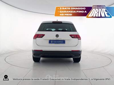 Volkswagen Tiguan 1.5 tsi life 150cv dsg Bianco usata Vigevano