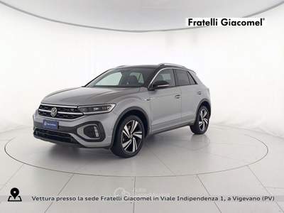 Volkswagen T-Roc 2.0 tdi r-line 150cv dsg Argento usata Vigevano