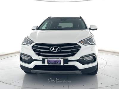 Hyundai Santamo Santa fe 2.2 crdi xpossible 4wd auto acc+camera+pelle Bianco usata Ghedi
