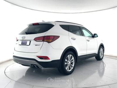 Hyundai Santamo Santa fe 2.2 crdi xpossible 4wd auto acc+camera+pelle Bianco usata Ghedi