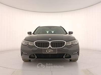 BMW Serie 3 320d  - 320d touring sport auto Nero usata Rivoli