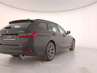 BMW Serie 3 320d  - 320d touring sport auto Nero usata Rivoli