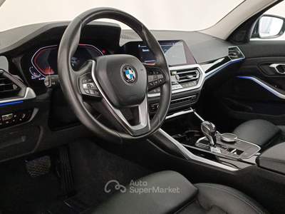 BMW Serie 3 320d  - 320d touring sport auto Nero usata Rivoli