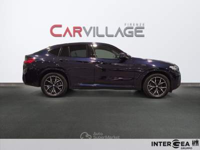 BMW X4 X4 xdrive20d mhev 48v msport auto ft Blu/Azzurro usata Sesto Fiorentino