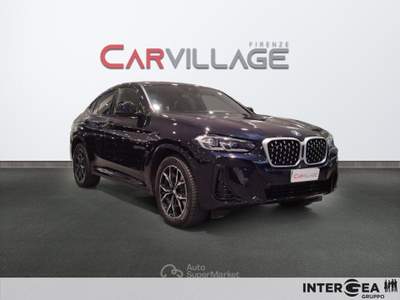 BMW X4 X4 xdrive20d mhev 48v msport auto ft Blu/Azzurro usata Sesto Fiorentino