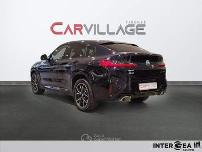 BMW X4 X4 xdrive20d mhev 48v msport auto ft Blu/Azzurro usata Sesto Fiorentino