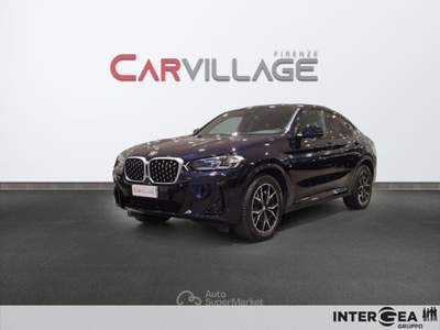 BMW X4 X4 xdrive20d mhev 48v msport auto ft Blu/Azzurro usata Sesto Fiorentino