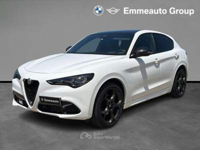 Alfa Romeo Stelvio AT8 Q4 Tributo Italiano Bianco usata LECCE