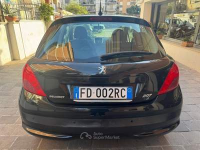 Peugeot 207 3P xline eco GPL Nero usata Roma