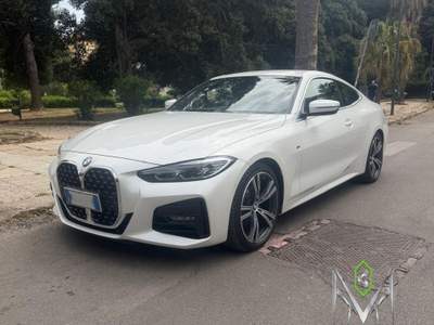 BMW Serie 4 430dA d Coupe mhev 48V Msport auto Bianco usata Palermo