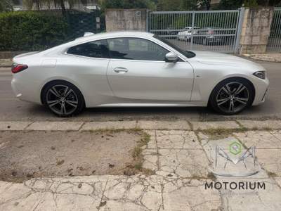 BMW Serie 4 430dA d Coupe mhev 48V Msport auto Bianco usata Palermo