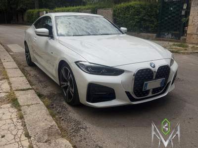 BMW Serie 4 430dA d Coupe mhev 48V Msport auto Bianco usata Palermo