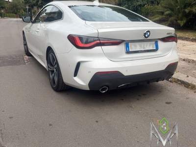 BMW Serie 4 430dA d Coupe mhev 48V Msport auto Bianco usata Palermo