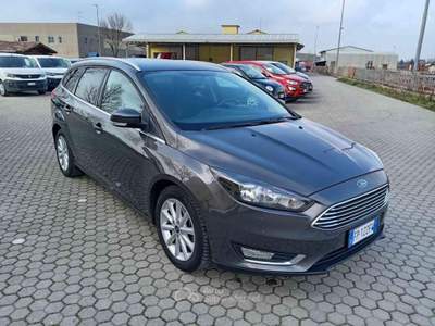 Ford Focus 1.5 TDC SW UNICO PROPRIETARIO TITANIUM Arancione usata Cigognola