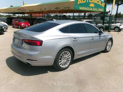Audi A5 A5 SPORTBACK 2.0 TFSI G-TRON BENZINA/METANO 170CV S-TRONIC 127000 KM Argento usata Giugliano in Campania