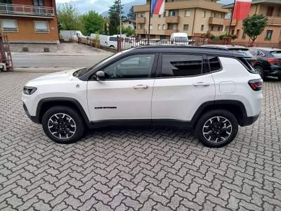 Jeep Compass Compass II 2021 1.3 turbo t4 phev Trailhawk 4xe auto Bianco usata Dubino