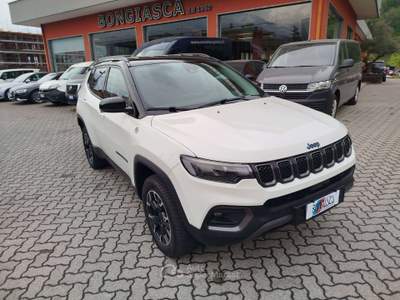 Jeep Compass Compass II 2021 1.3 turbo t4 phev Trailhawk 4xe auto Bianco usata Dubino