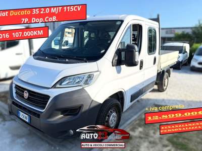 Fiat Ducato 35 2.0 MJT 115CV 7P. Dop.CaB. Iva Compresa Bianco usata Prato Fiat Ducato 35 2.0 MJT 115CV 7P. Dop.CaB. Iva Compresa Bianco usata Prato