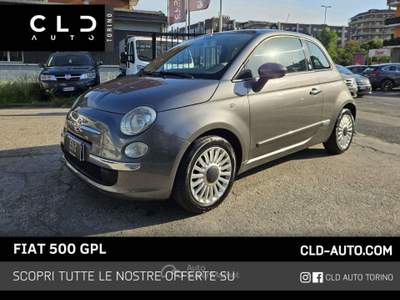 Fiat 500 500 1.2  Lounge Gpl 69cv Grigio usata Torino