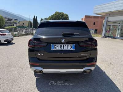 BMW X3 X3 X3 G01 2021 sdrive18d mhev 48V auto Nero usata Gualdo Tadino