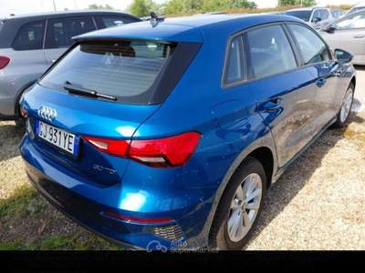 Audi A3 AUDI A3 SPORTBACK 30 TDI 115CV 6M. BUSINESS ( FARI Blu/Azzurro usata Salerno