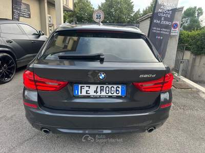 BMW Serie 5 520d 520 520d Touring Msport Grigio usata Prato