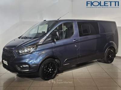 Ford Transit Custom TRANSIT CUSTOM 340 2.0 ECOBLUE 130 PL-DC FURGONE TRAIL Blu/Azzurro usata Manerbio