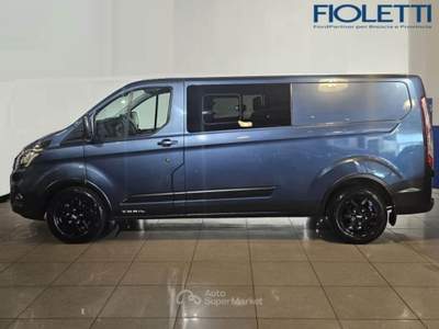 Ford Transit Custom TRANSIT CUSTOM 340 2.0 ECOBLUE 130 PL-DC FURGONE TRAIL Blu/Azzurro usata Manerbio