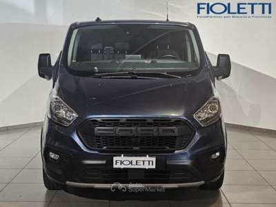 Ford Transit Custom TRANSIT CUSTOM 340 2.0 ECOBLUE 130 PL-DC FURGONE TRAIL Blu/Azzurro usata Manerbio
