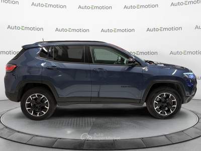 Jeep Compass 1.3 T4 240CV PHEV AT6 4xe Trailhawk Blu/Azzurro usata Busto Arsizio
