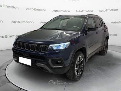 Jeep Compass 1.3 T4 240CV PHEV AT6 4xe Trailhawk Blu/Azzurro usata Busto Arsizio