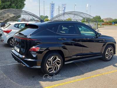 Hyundai Kona 1.0 T-GDI 48V 120cv N Line Nero usata Veggiano